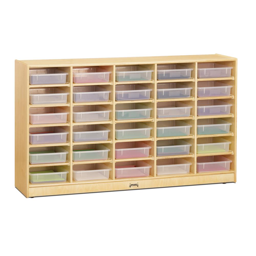 30 Paper-Tray Mobile Storage - with Clear Paper-Trays. Picture 2