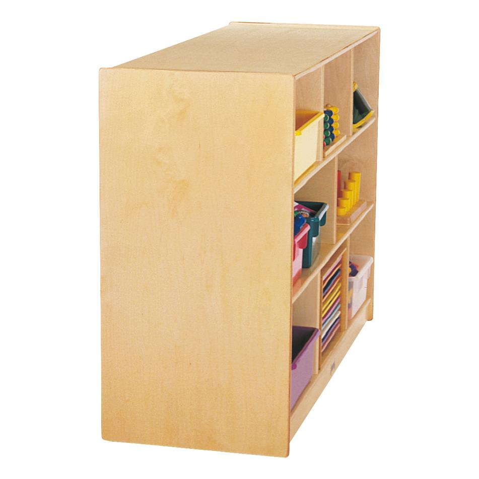Toddler Single Mobile Storage Unit - 18" Deep. Picture 3
