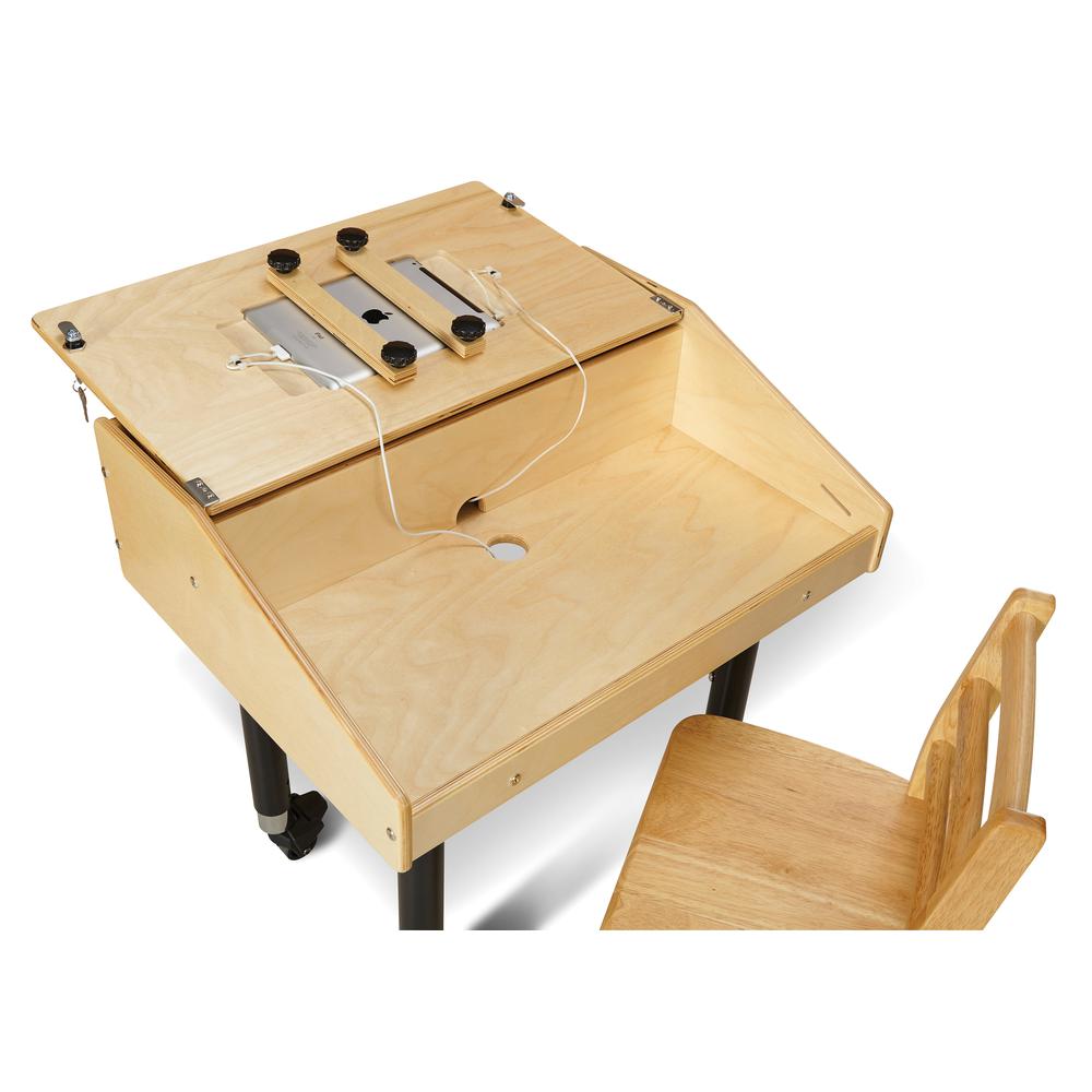 Jonti-Craft® Dual Tablet Table - Stationary. Picture 4