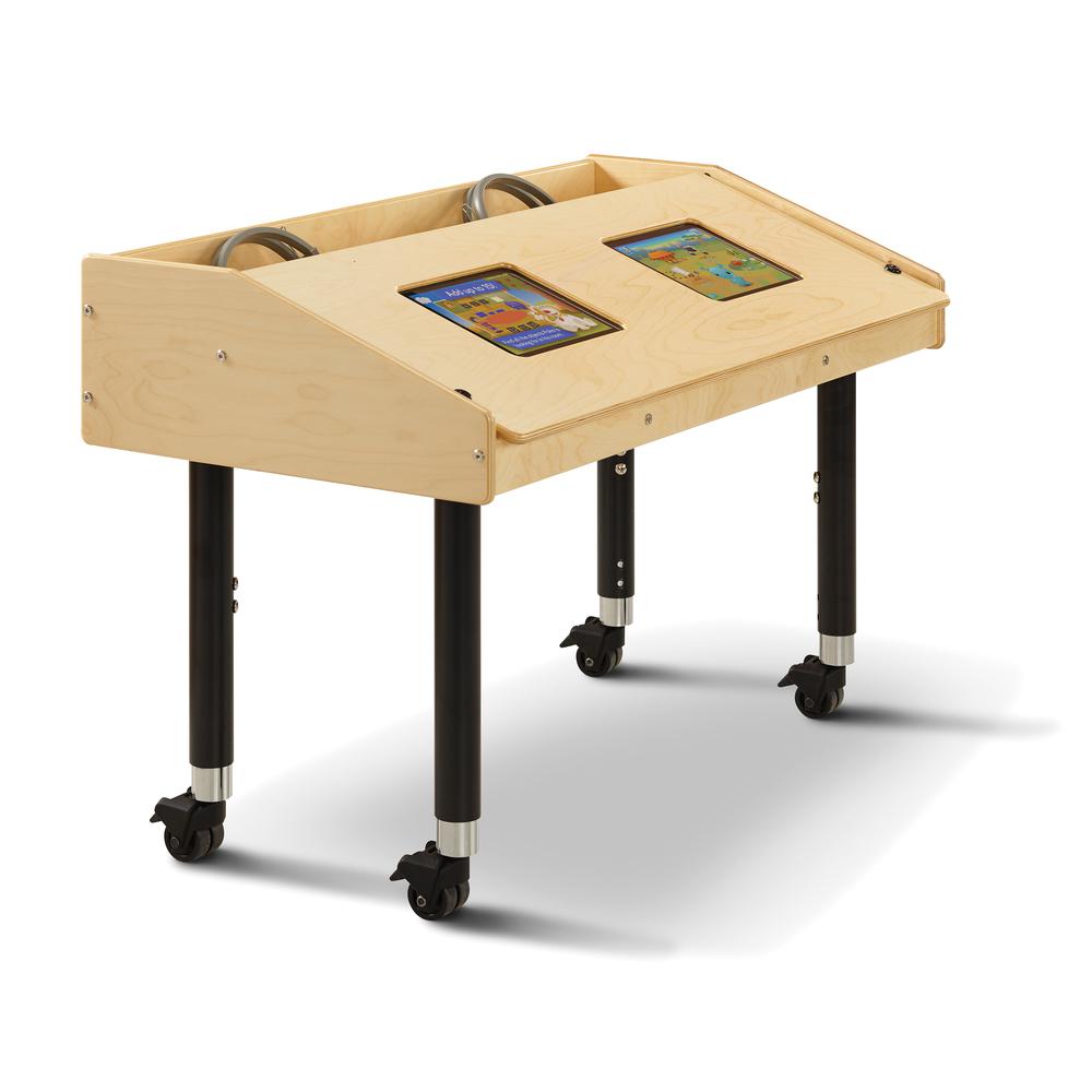 Jonti-Craft® Dual Tablet Table - Mobile. Picture 2