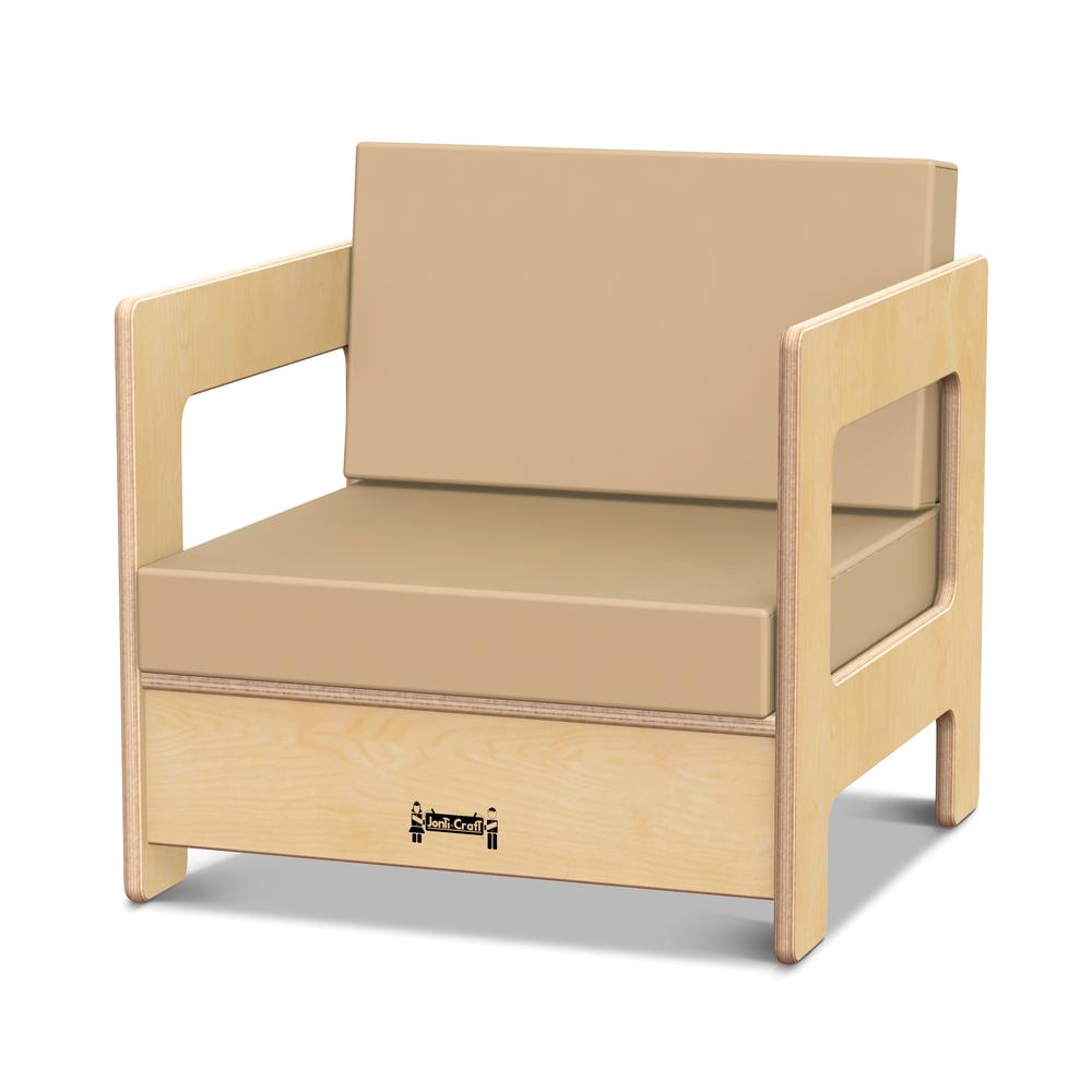 Jonti-Craft® Living Room Chair - Wheat. Picture 1