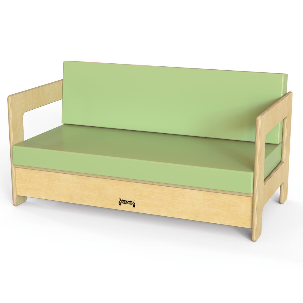 Jonti-Craft® Living Room Couch - Key Lime. Picture 1