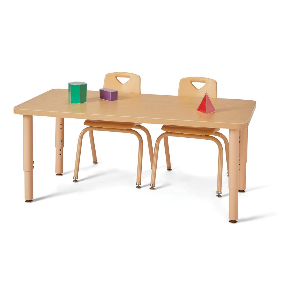 Jonti-Craft® Purpose+ Rectangle Table - 30" x 48". Picture 3