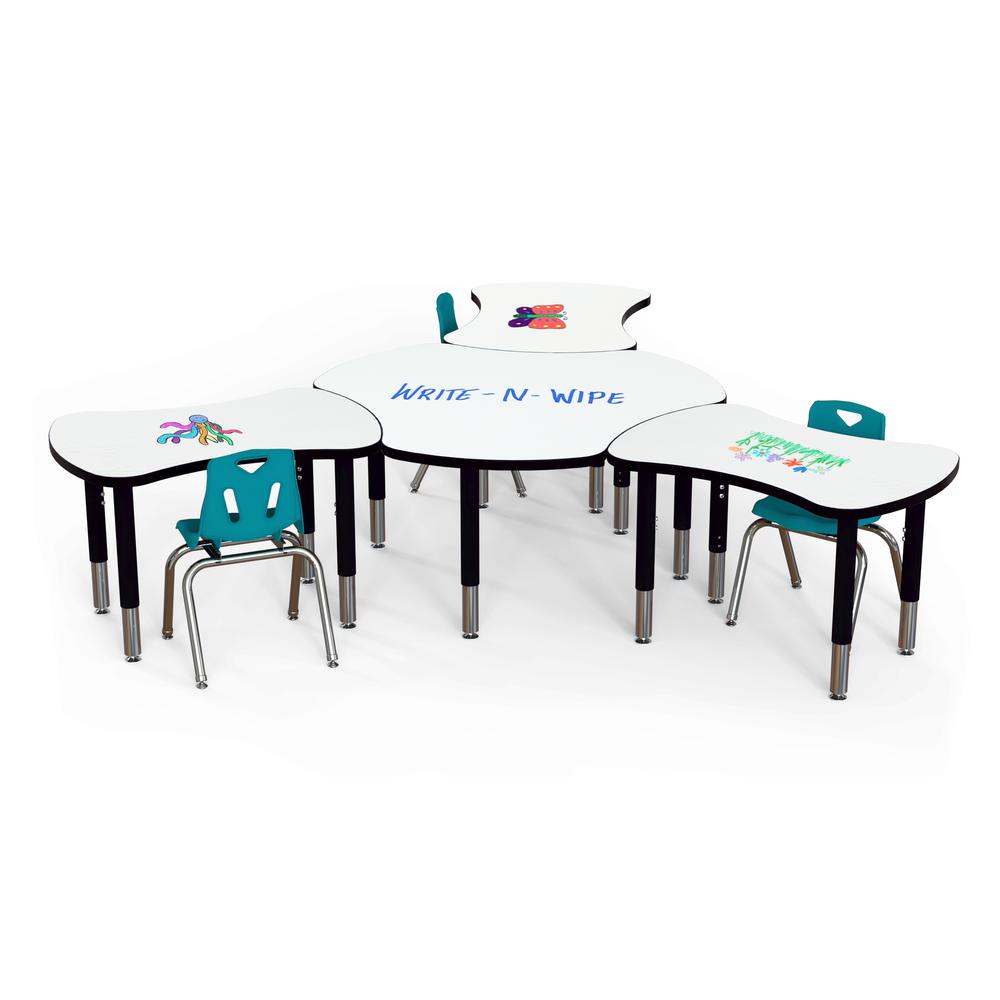 Berries® Dry Erase Collaborative Hub Table. Picture 2