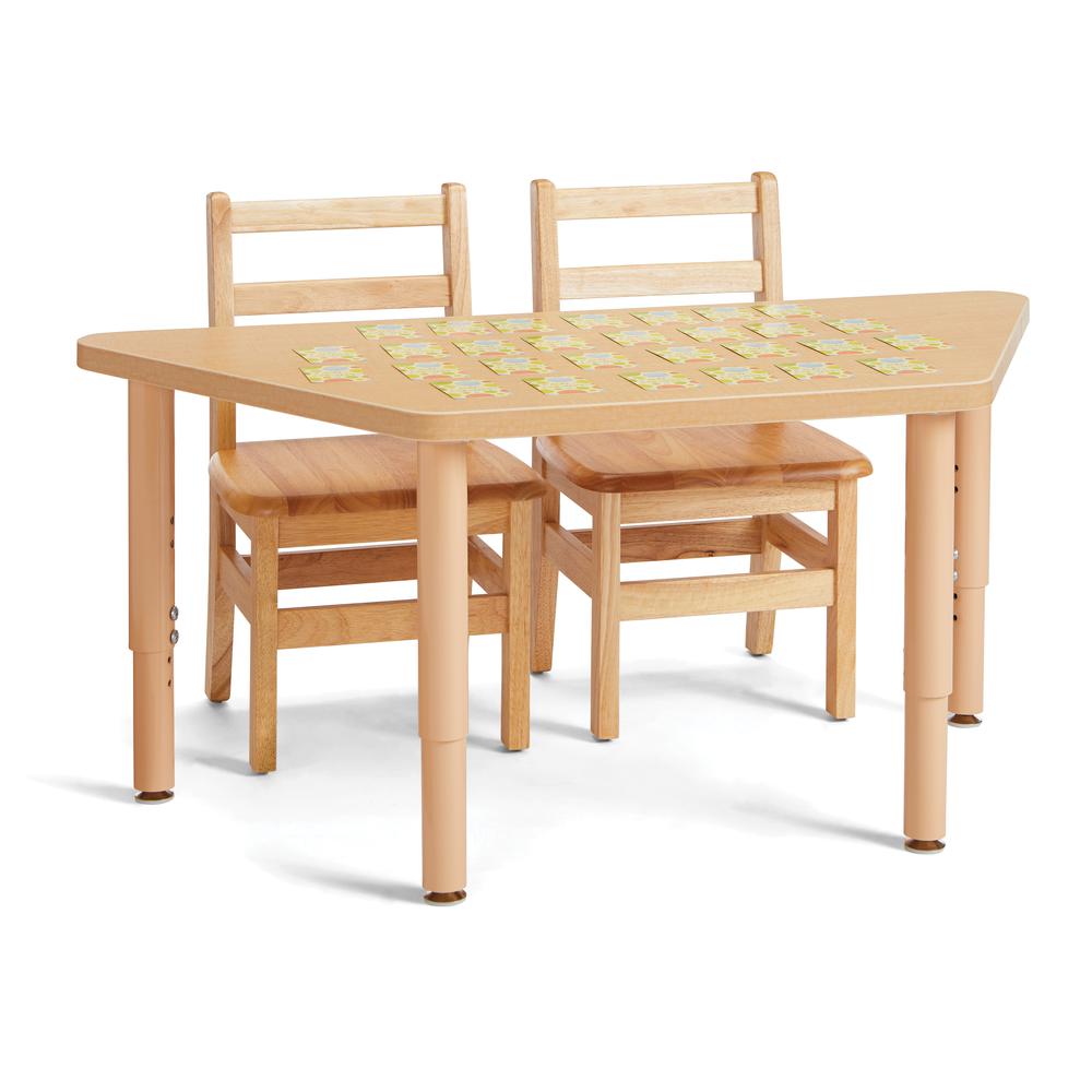 Jonti-Craft® Purpose+ Trapezoid Table. Picture 2