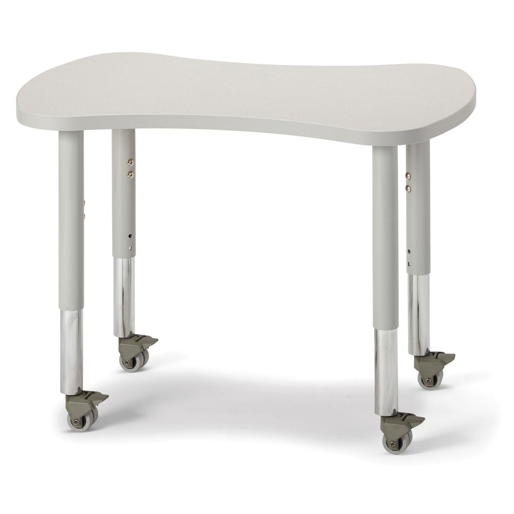 Collaborative Table Mobility Kit (4) - Gray. Picture 1