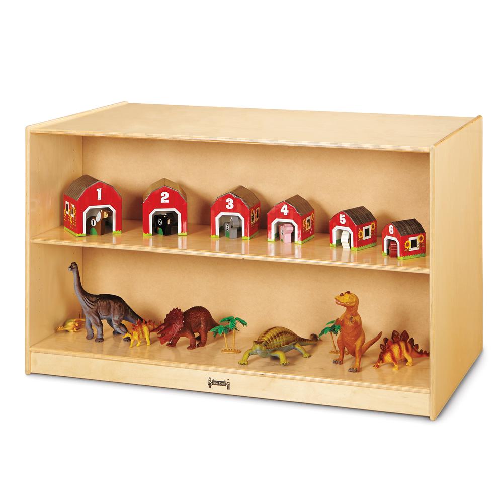 Double-Sided Island – Straight Shelf Storage. Picture 1