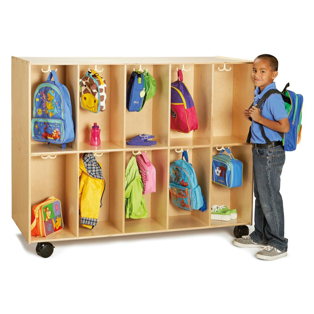 20 Section Mobile Backpack Cubbie. Picture 1