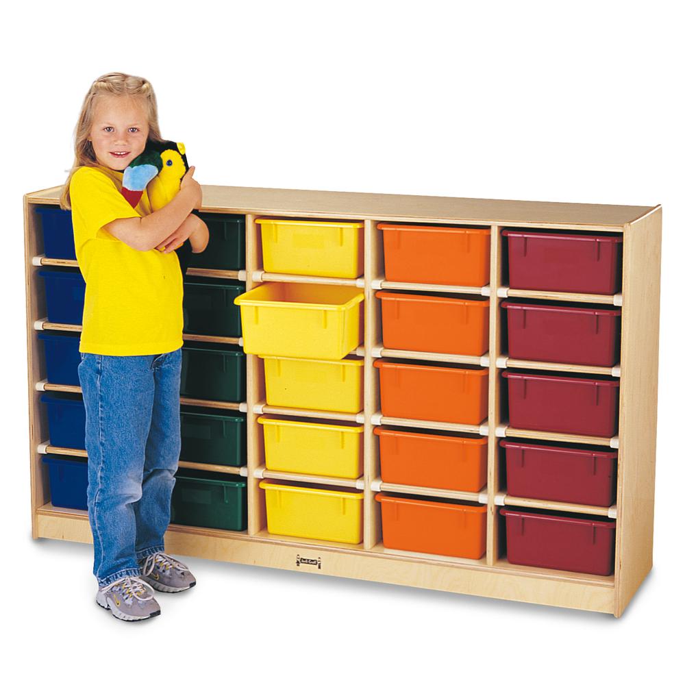 25 Tub Mobile Storage - with Colored Tubs. Picture 12