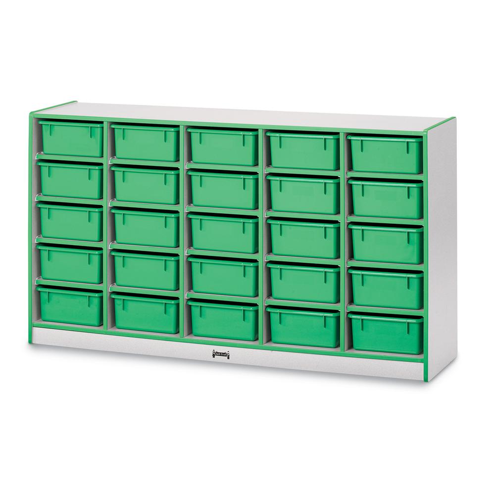 20 Tub Mobile Storage - with Tubs - Teal. Picture 5