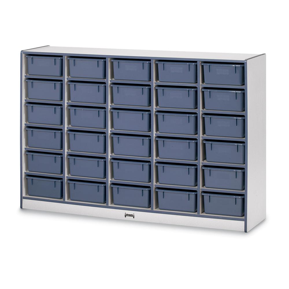 25 Tub Mobile Storage - without Tubs - Blue. Picture 6