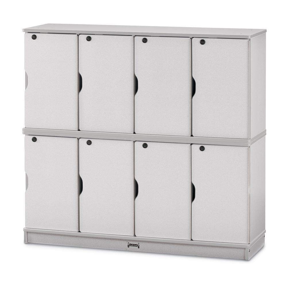 Stacking Lockable Lockers -  Double Stack. Picture 1