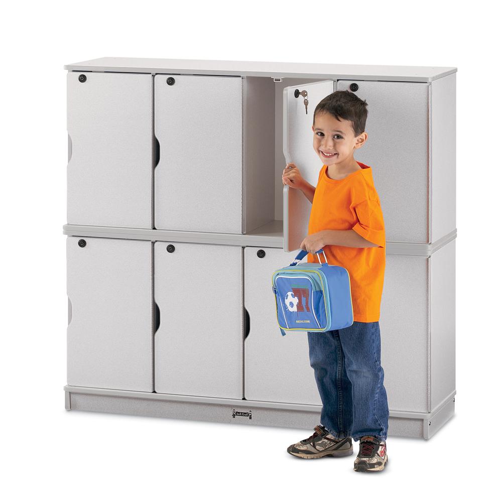 Stacking Lockable Lockers -  Double Stack. Picture 2