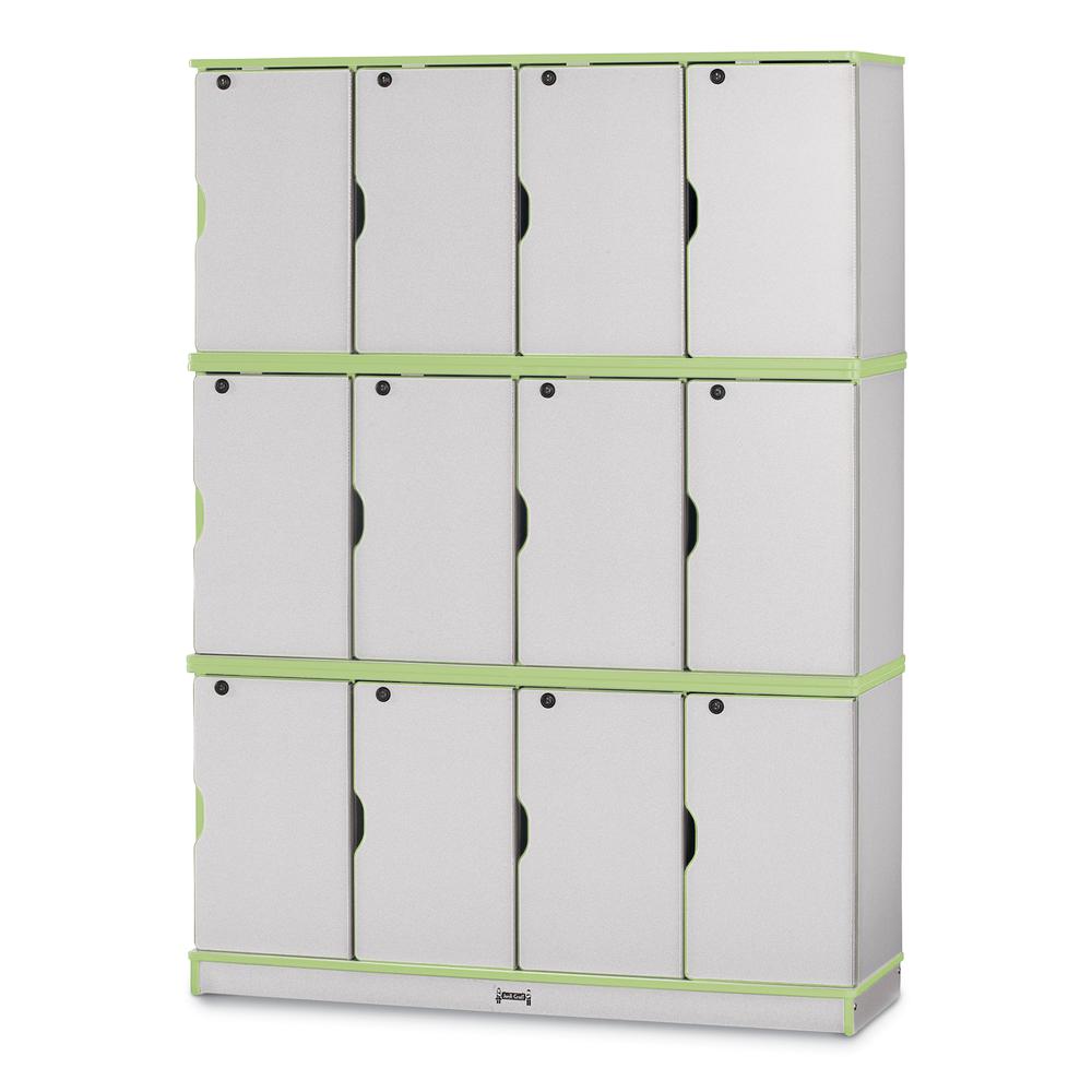Stacking Lockable Lockers -  Triple Stack. Picture 1