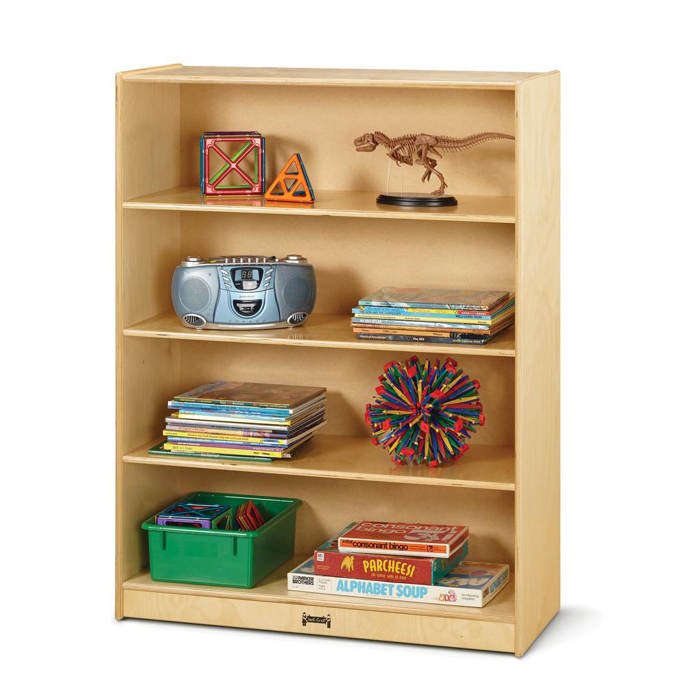 Jonti-Craft® Tall Fixed Straight-Shelf Bookcase. Picture 2