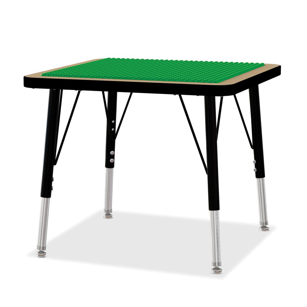 Jonti-Craft® Adjustable Building Table – Preschool Brick Compatible – 15-24"H. Picture 3