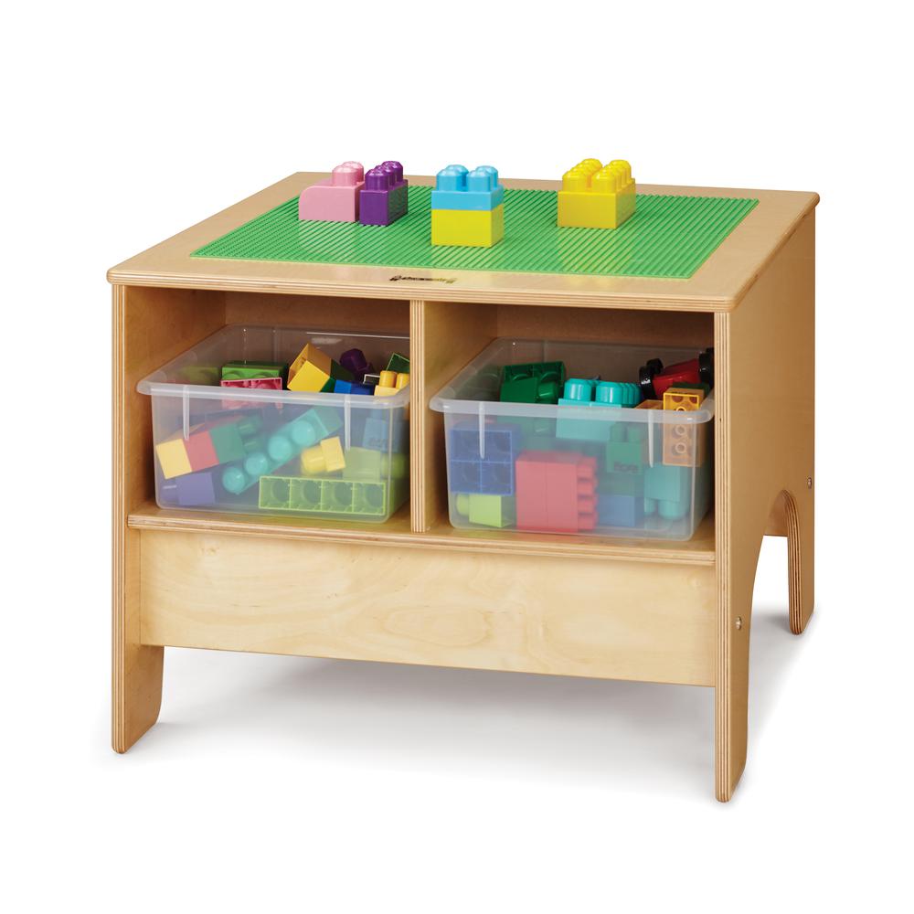 KYDZ Building Table - Duplo Compatible - with Clear Tubs. Picture 1