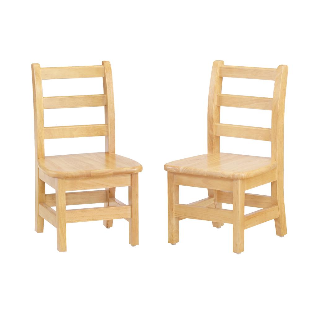 KYDZ Ladderback Chair Pair - 18" Height. Picture 3