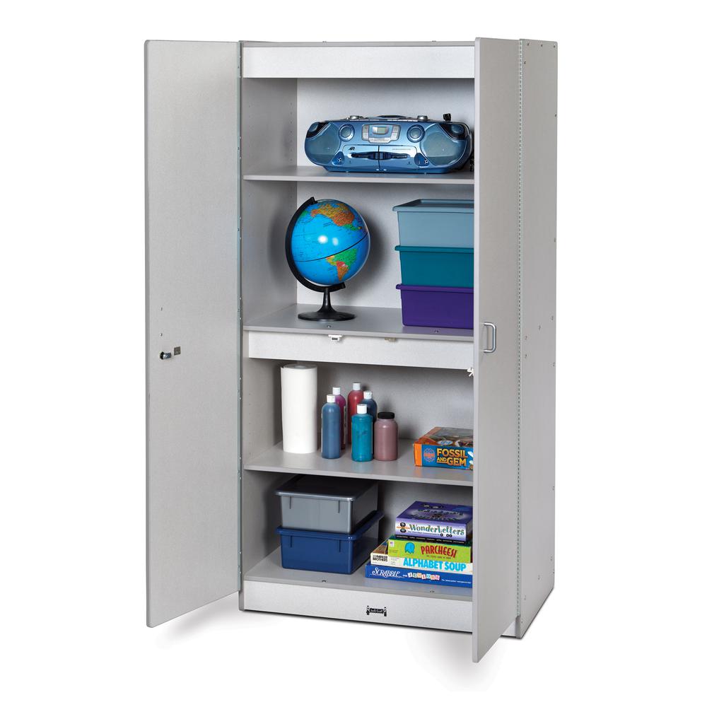 Storage Cabinet  - Gray. Picture 3
