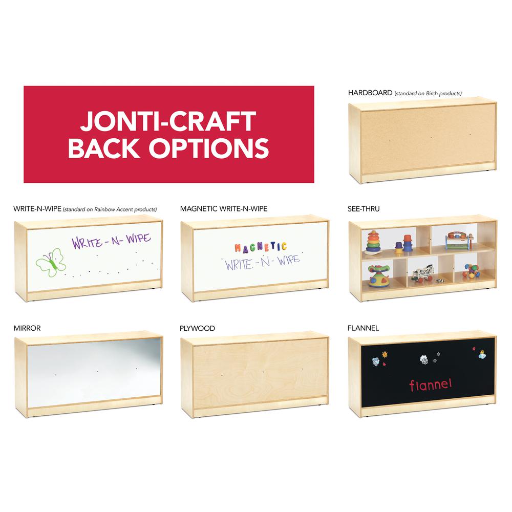 Jonti-Craft® Straight-Shelf Storage - Mobile. Picture 2
