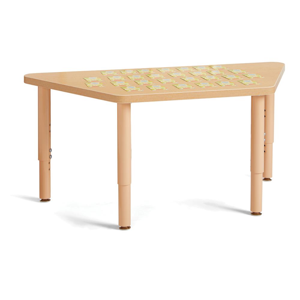 Jonti-Craft® Purpose+ Trapezoid Table. Picture 1