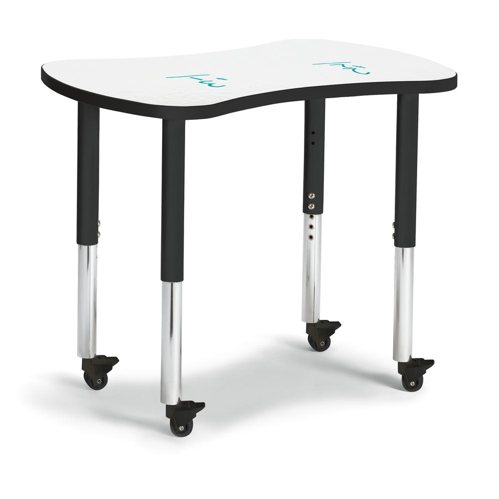 Collaborative Table Mobility Kit (4) - Black. Picture 10