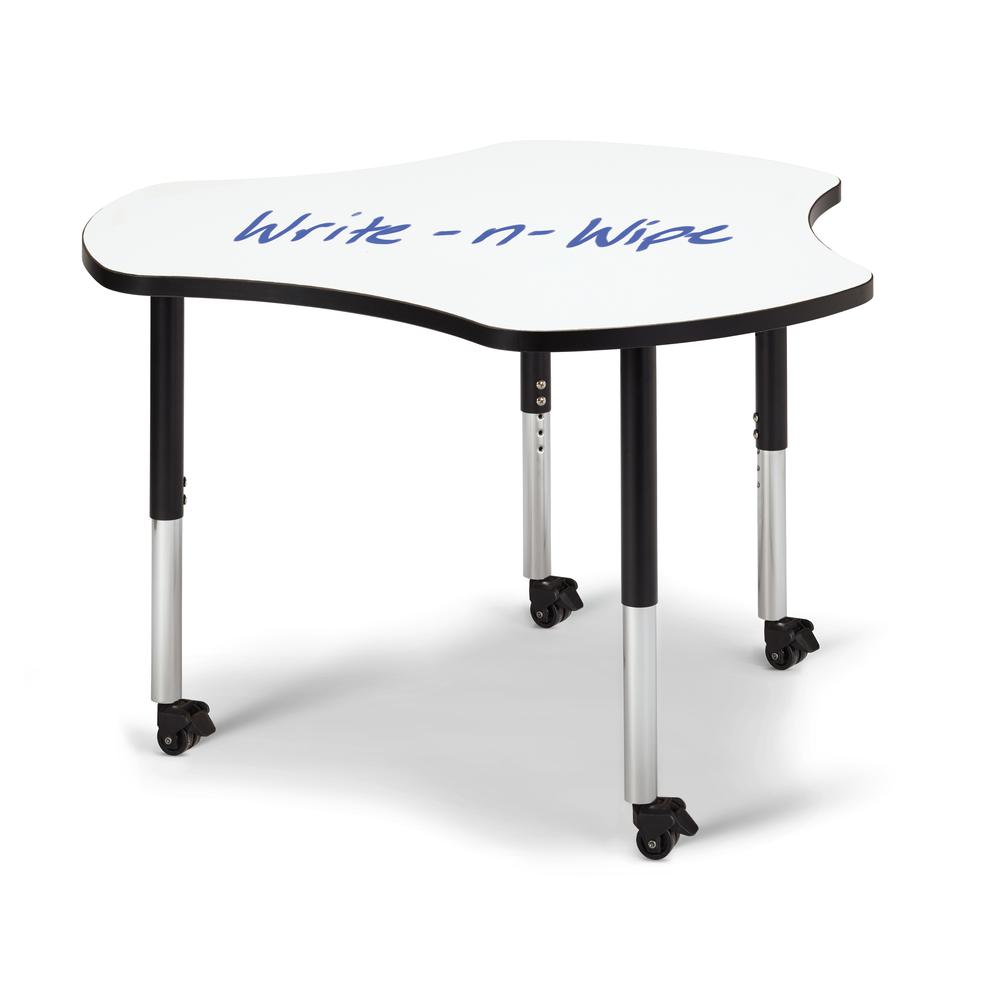 Collaborative Table Mobility Kit (4) - Black. Picture 12