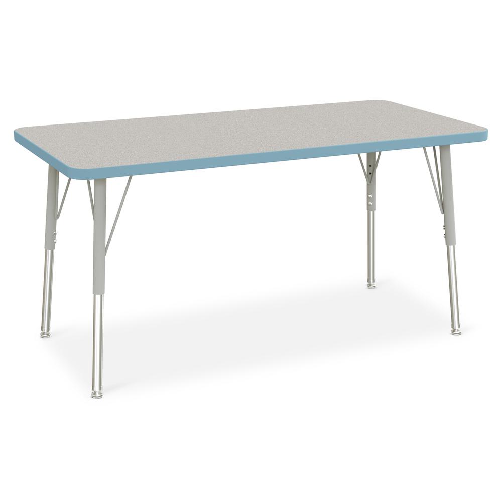 Rectangle Activity Table - 24" X 48", A-height. Picture 1