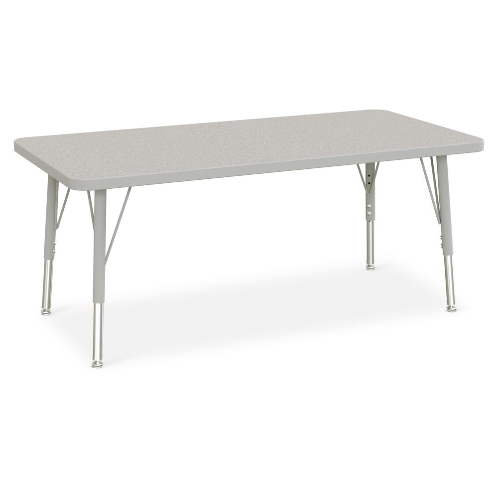 Rectangle Activity Table - 24" X 48", E-height. Picture 1