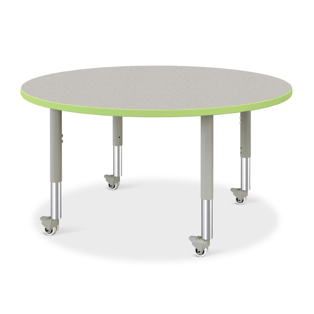 Round Activity Table - 48" Diameter, Mobile. Picture 1