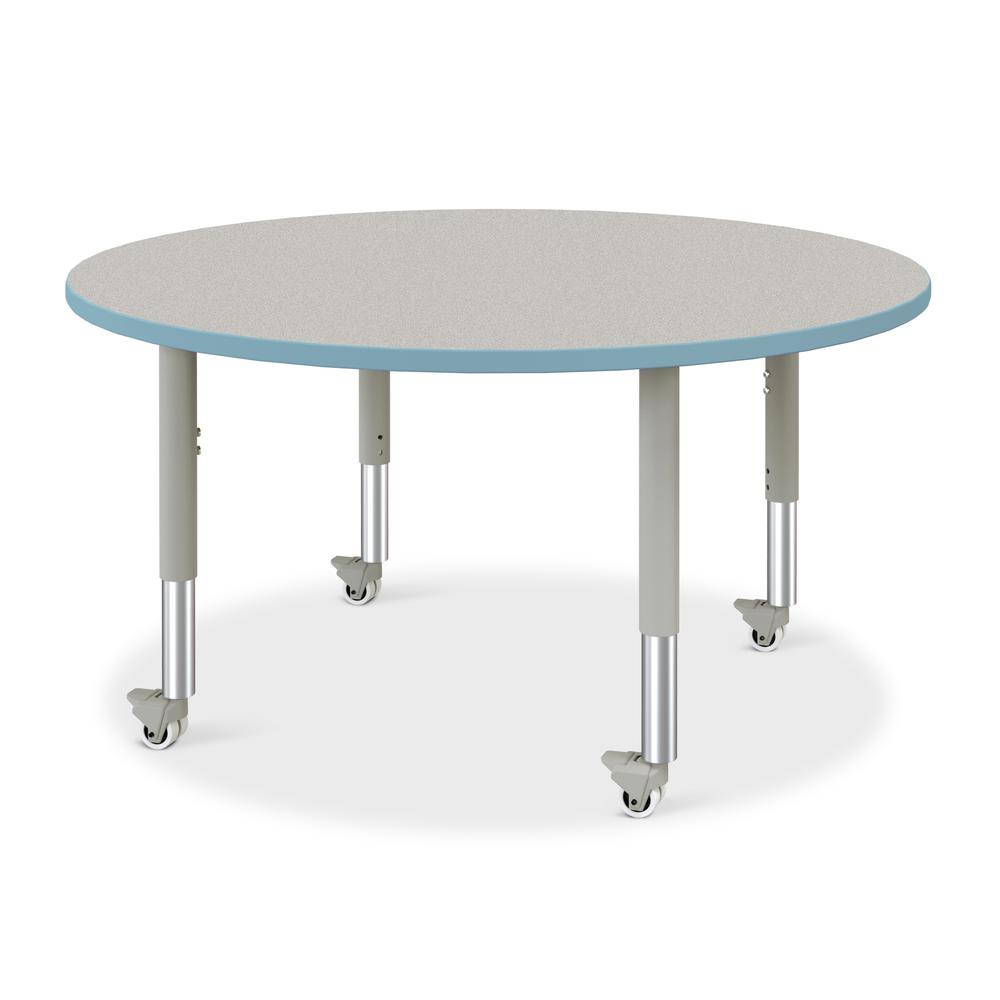 Round Activity Table - 48" Diameter, Mobile. Picture 1