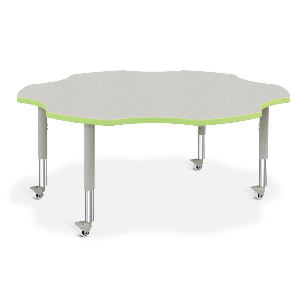 Six Leaf Activity Table - 60", Mobile. Picture 1
