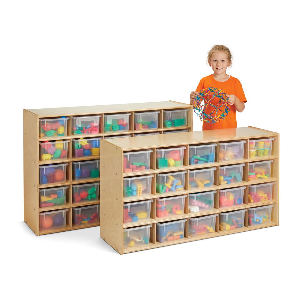 20 Cubbie-Tray Storage - without Bins. Picture 4