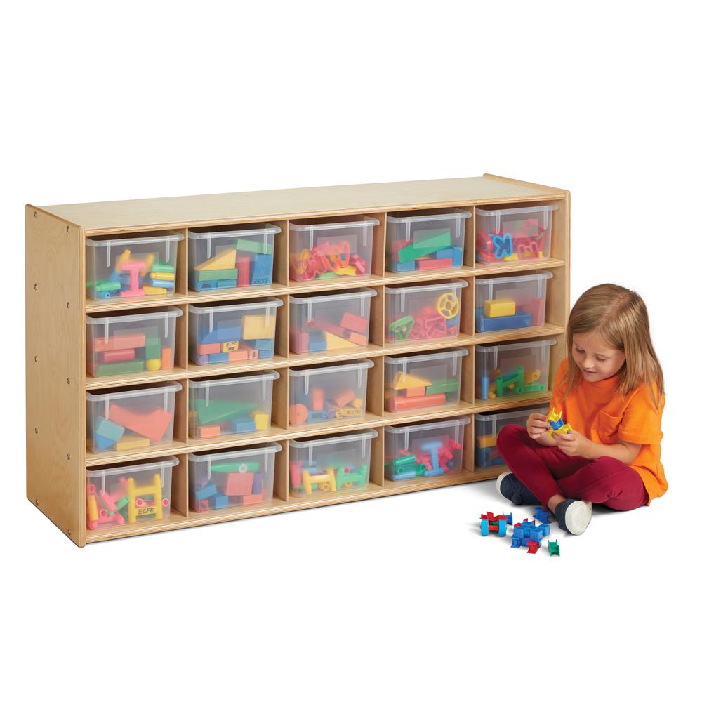 20 Cubbie-Tray Storage - without Bins. Picture 2