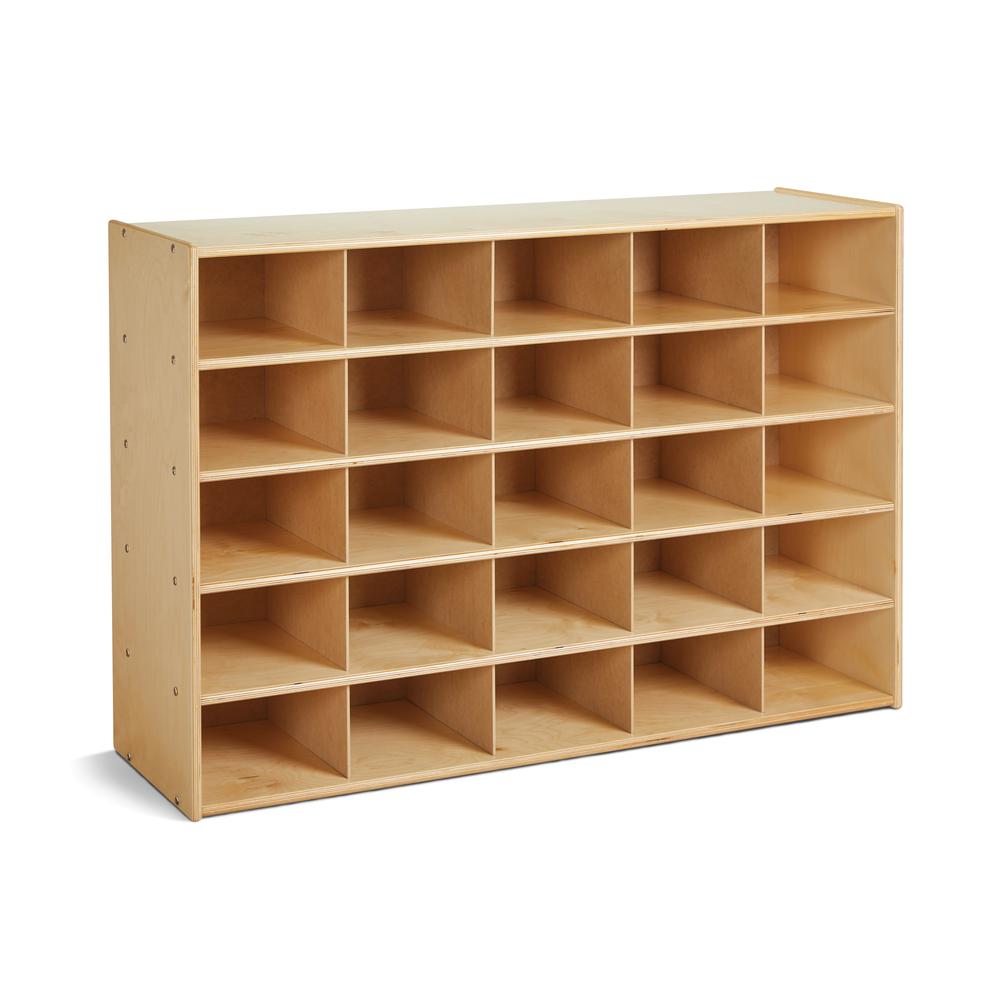 25 Cubbie-Tray Storage - without Bins. Picture 1