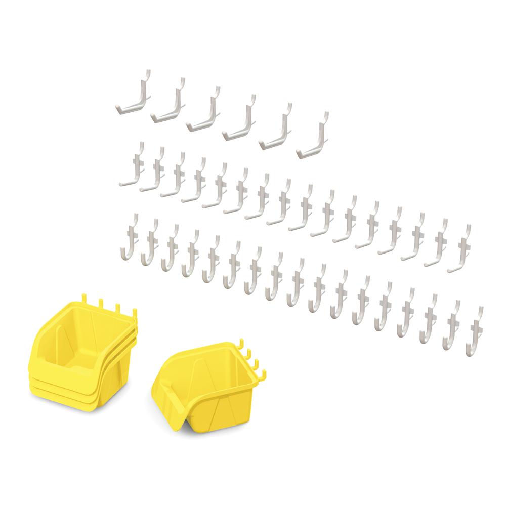 Jonti-Craft® Pegboard Hooks & Bins - 43 Piece Set. Picture 1