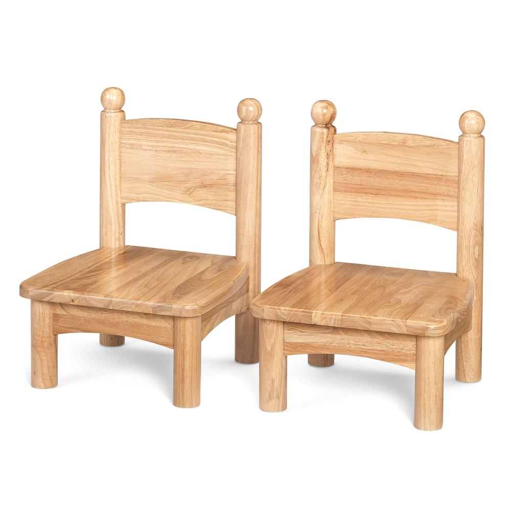 Wooden Chair Pairs - 7" Seat Height. Picture 2
