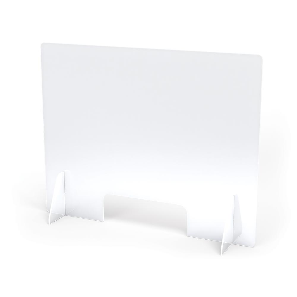 Jonti-Craft® See-Thru Table Divider Shields - 2 Station with Opening - 30" x 8" x 23.5". Picture 1