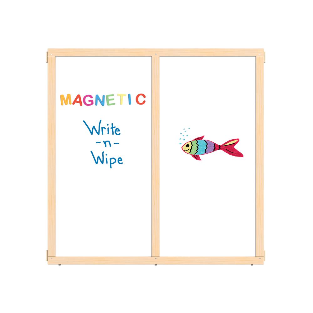 KYDZ Suite® Panel - S-height - 48" Wide - Magnetic Write-n-Wipe. Picture 1
