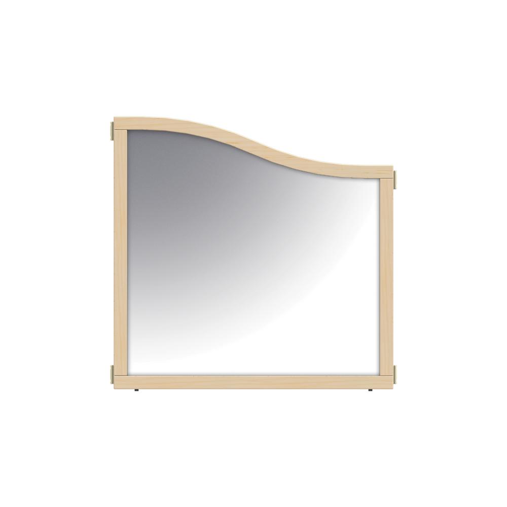 Cascade Panel - E To A-height - 36" Wide - Mirror. Picture 1