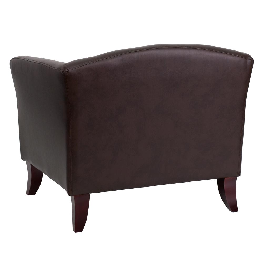 HERCULES Imperial Series Brown LeatherSoft Chair. Picture 2