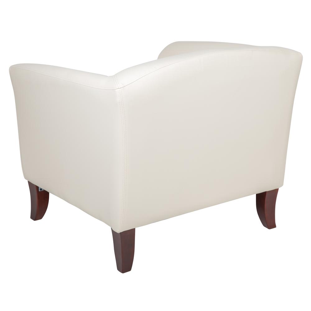 Ivory LeatherSoft Chair. Picture 2