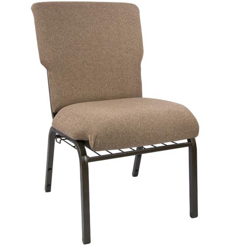 Mixed Tan Church Chair 20.5 in. Wide. Picture 1