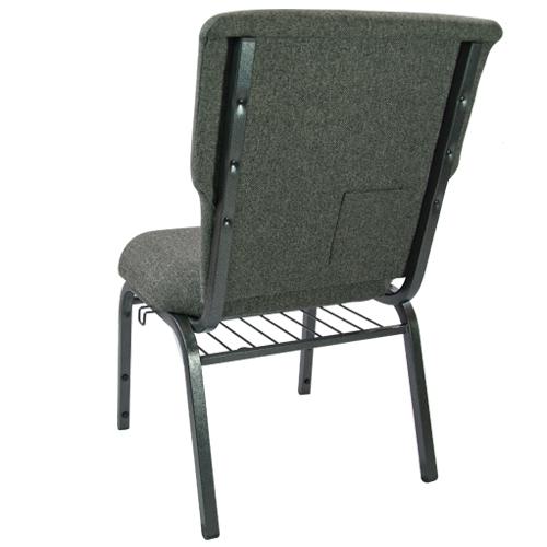 Charcoal Gray Church Chair 20.5 in. Wide. Picture 3