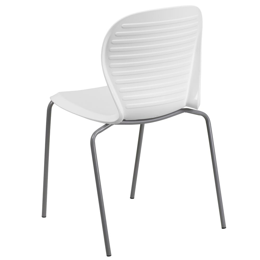 551 lb. Capacity White Stack Chair. Picture 9