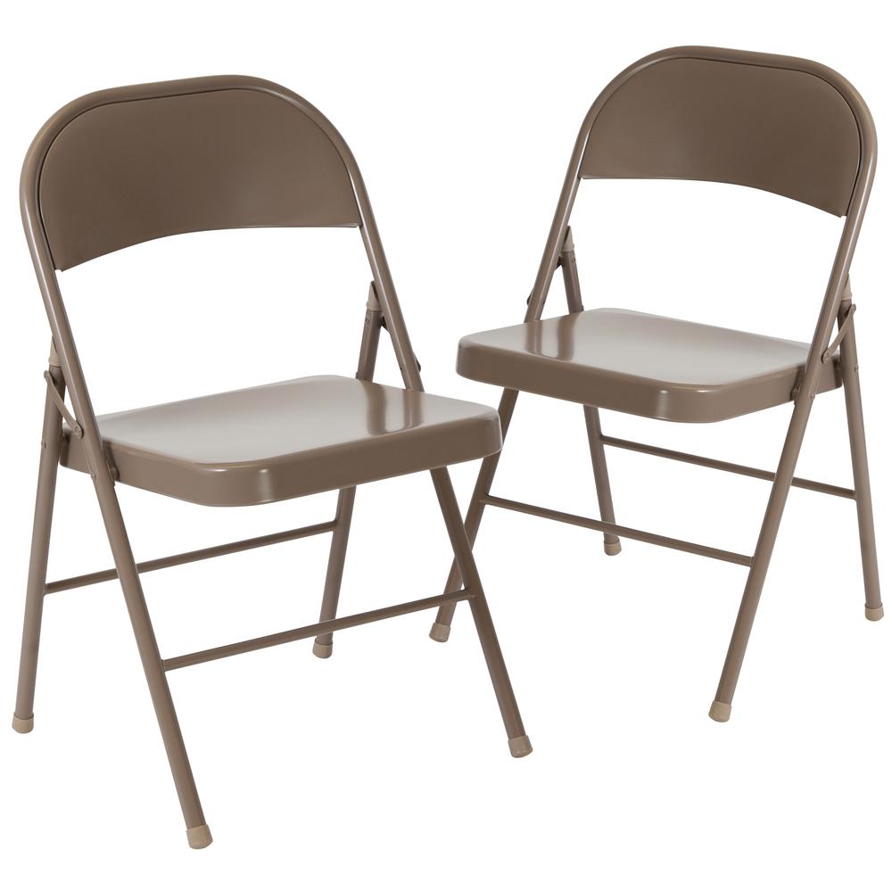 Set of 2 Metal Folding Chairs. Picture 6