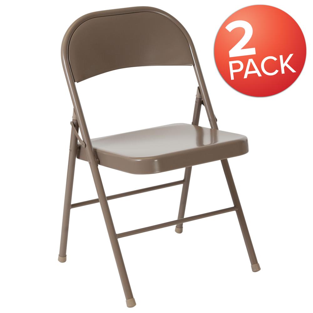 Set of 2 Metal Folding Chairs. Picture 5