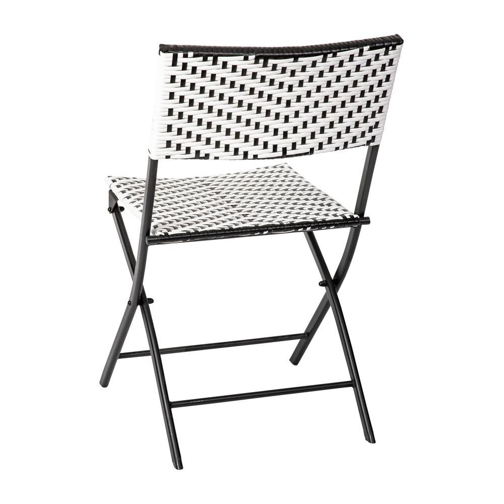 Set of 2 Modern Folding French Bistro Chairs. Picture 1
