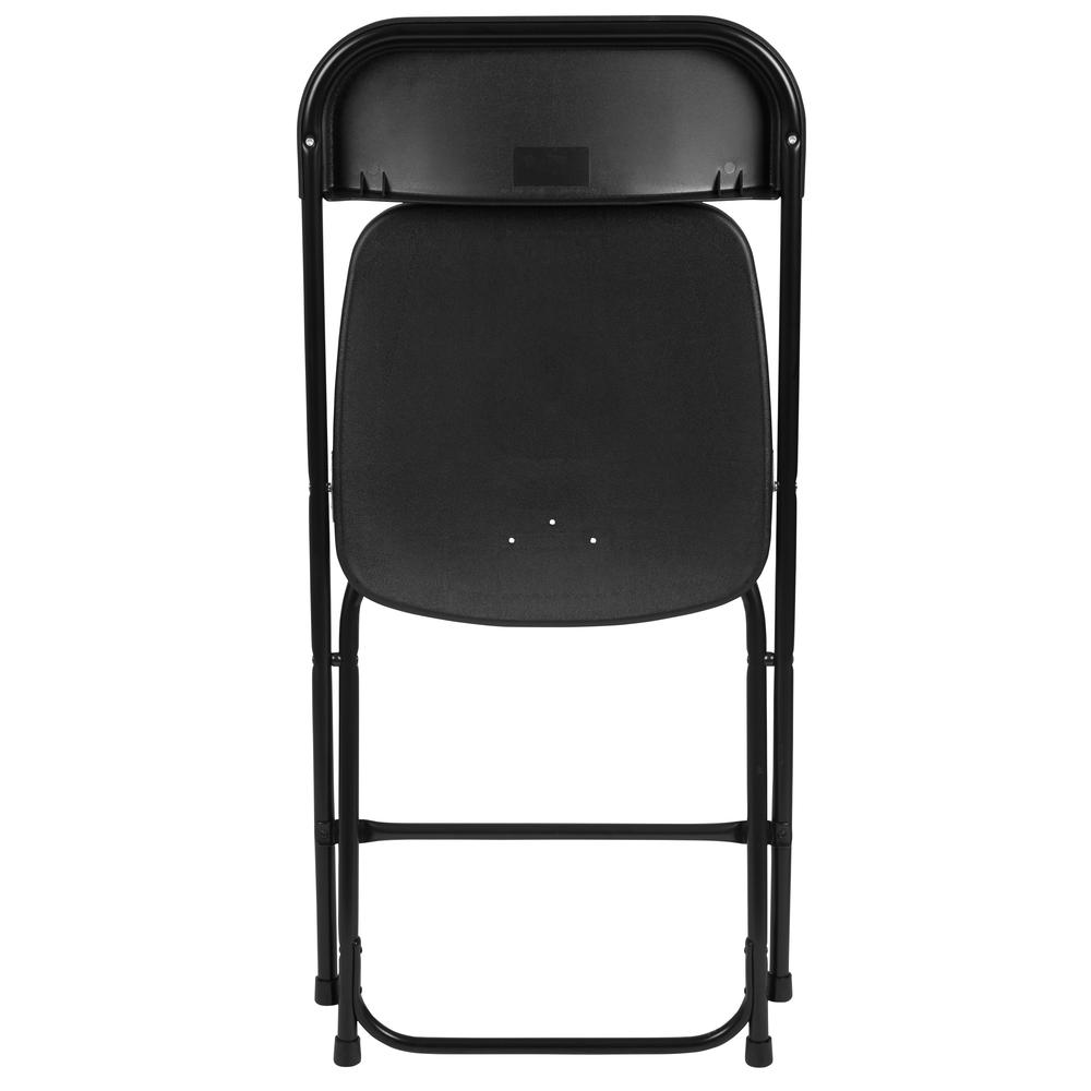 Folding Chair -  - Black Plastic - 650LB Weight Capacity. Picture 10