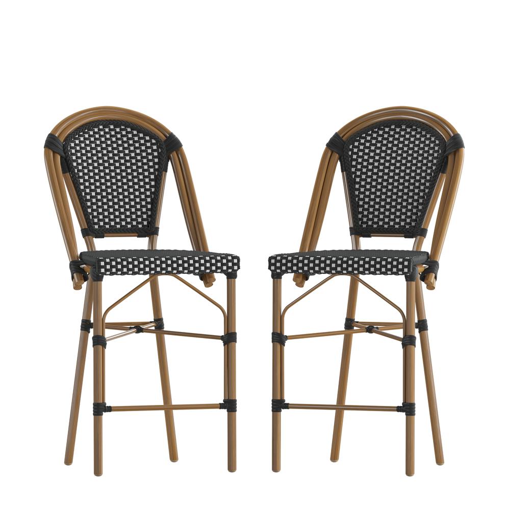 2PK Black/White Paris Chair. Picture 3